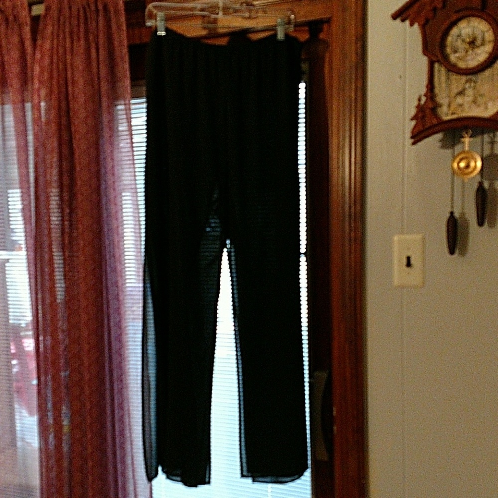 Black dressy palazzo pants